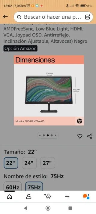 Monitor HP Full HD