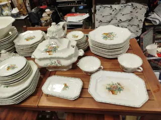 Vajilla la cartuja canasta floral