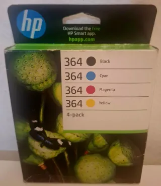 Confezione da 4 Cartucce originale Hp 364.