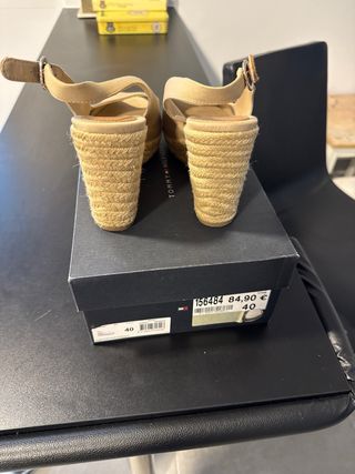 Sandalias tommy hilfinger con cuña 10cm