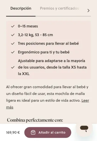 Mochila portabebé BabyBjörn