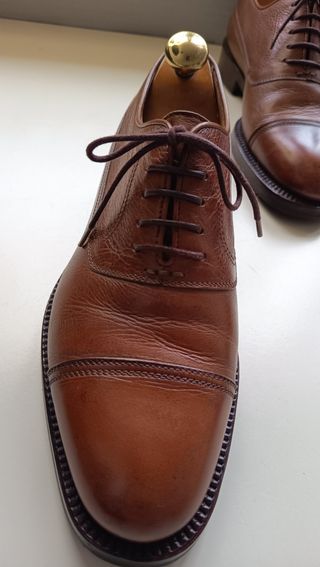 HOBSON scarpe derby in pelle