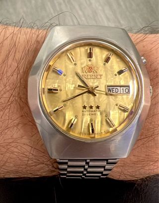 Reloj ORIENT automático vintage. Movimiento 46941.