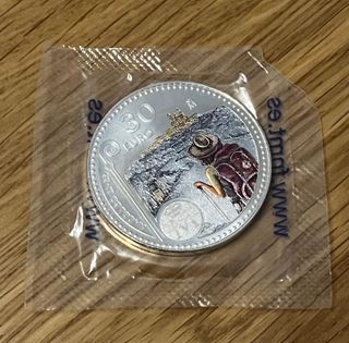 Moneda 30 Euros Plata 2021 Xacobeo