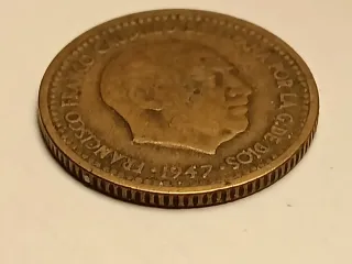 Moneda 1peseta de 1947
