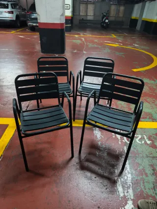 Silla Metálica para Terraza.
