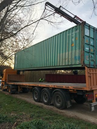 Contenedor marítimo vivienda 40 pies 12m