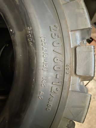 Rueda Maciza Continental 250/60-12