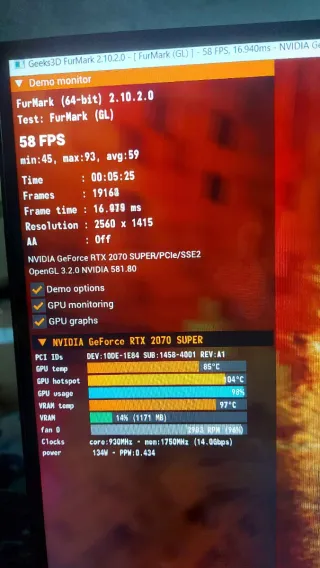 (LEIA DESCRICÃO)Placa grafica rtx 2070 super 8gb