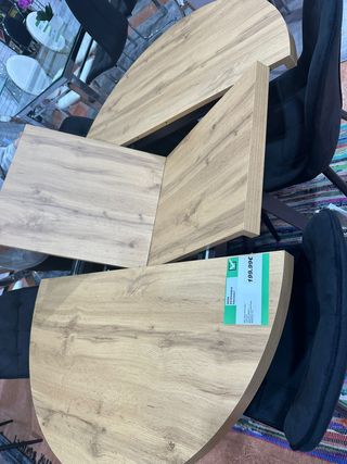 mesa extensible redonda en oferta