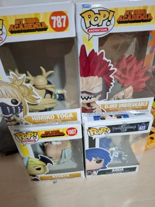 Funkos My hero academia y Aqua kingdom hearts