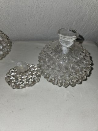 Set bagno Murano vetro trasparente