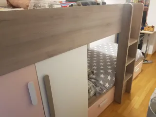 Dormitorio juvenil tipo tren