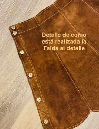 Auténtica minifalda 70’s peletería