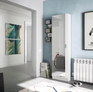 Zapatero con Espejo Blanco NUEVO