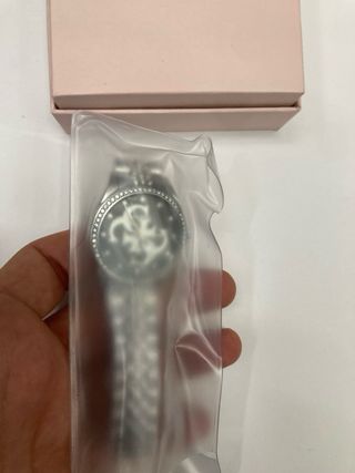 Reloj guess plateado acero inoxidable