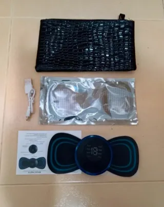 Electro estimulación muscular + Bolsa frío/calor.