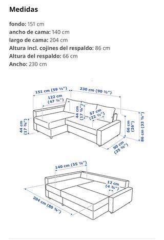 Sofa cama Friheten