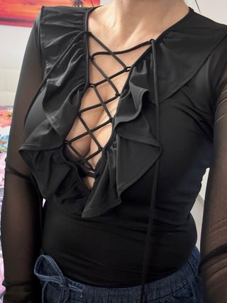 Top sexy maniche velate