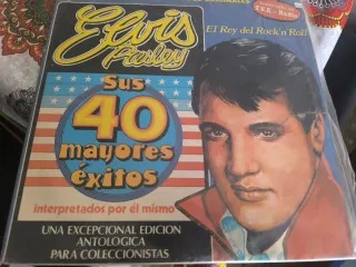 Disco de música Elvis Presley de colección