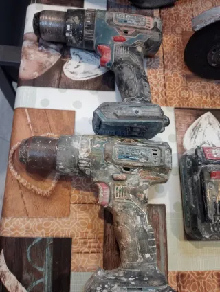 Atornillador de impacto de batería, taladros etc E