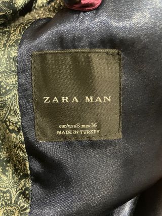 Americana/traje de botones del zara
