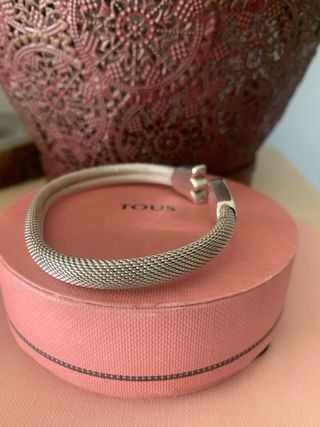 Pulsera, plata de ley tulipanes, Tous