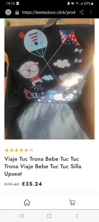 Trona portátil Tuctuc