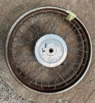 Rueda Jawa 350 doble leva