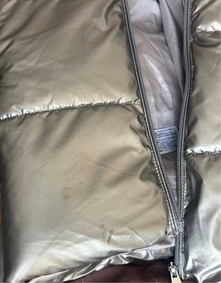 Anorak metalizado Acolchado Mango Teen