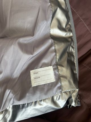 Anorak metalizado Acolchado Mango Teen