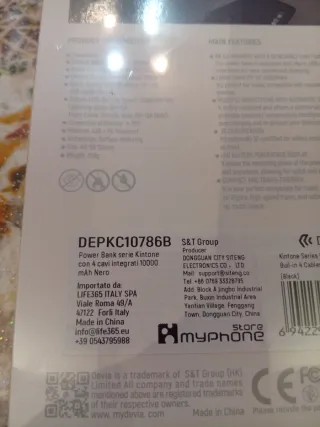 Power Bank Devia 10000 mAh