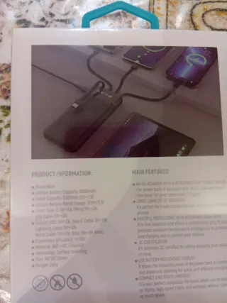 Power Bank Devia 10000 mAh