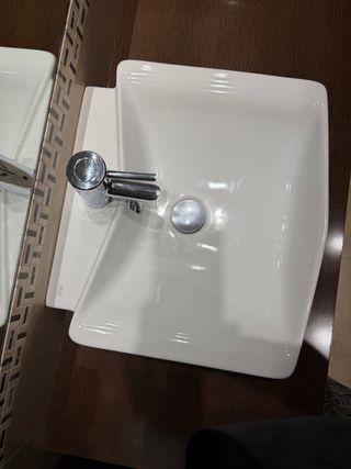 Mueble de lavabo con dos senos