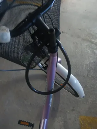 Bicicleta de mujer(paseo) color rosa