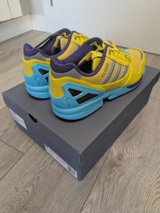 Adidas ZX 8000 Consortium Yellow Blue Glow 44