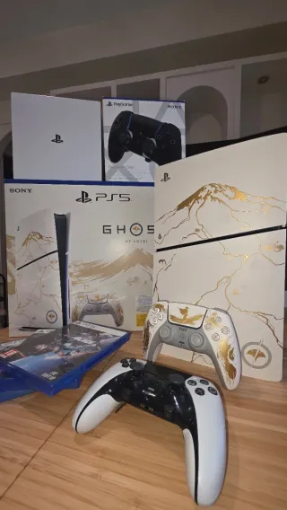 Ps5 Ghost Of Yotei + Dualsense Edge, tres juegos