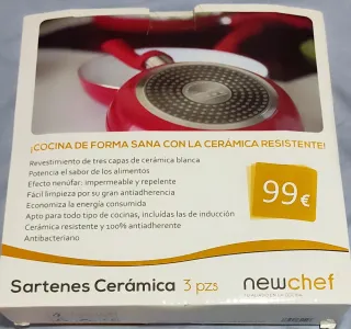 Sartenes de cerámica Newchef desde 15 e.