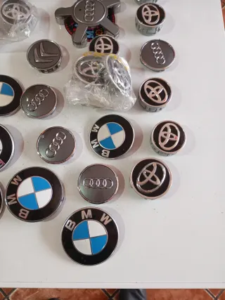 Tapa cubos llantas aleación Toyota, BMW, Audi