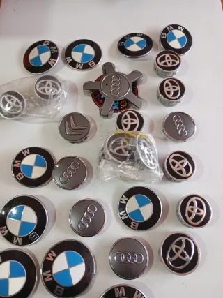 Tapa cubos llantas aleación Toyota, BMW, Audi