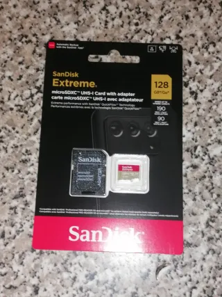 Cartão Micro SD 128GB Sandisk Gopro e outros