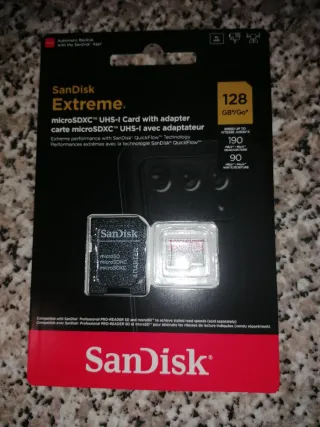 Cartão Micro SD 128GB Sandisk Gopro e outros