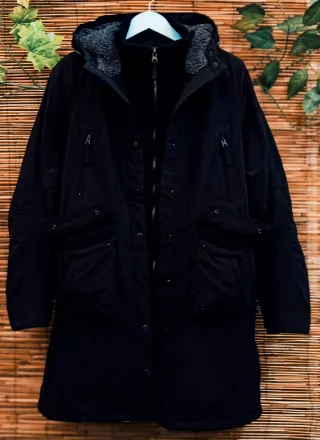 Abrigo Parka Schott Mujer Talla S
