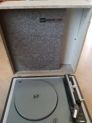 Dual Tocadiscos portátil vintage