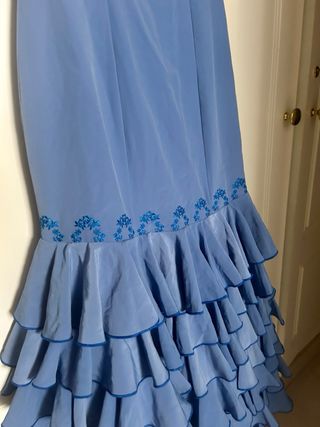 Traje flamenca nuevo feria fiesta romería talla M