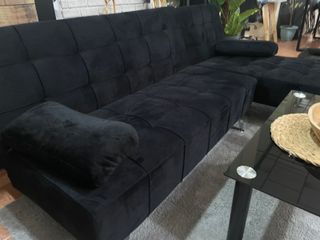 Sofá Cama Chaise Longue Gris