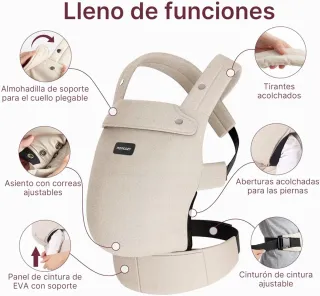 Mochila portabebés Momcozy ergonómica