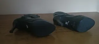 Botines de hebillas y cordones talla 37 cuple