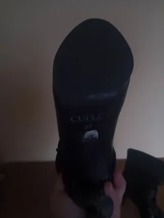 Botines de hebillas y cordones talla 37 cuple