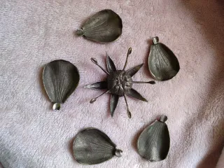 Cenicero flor vintage